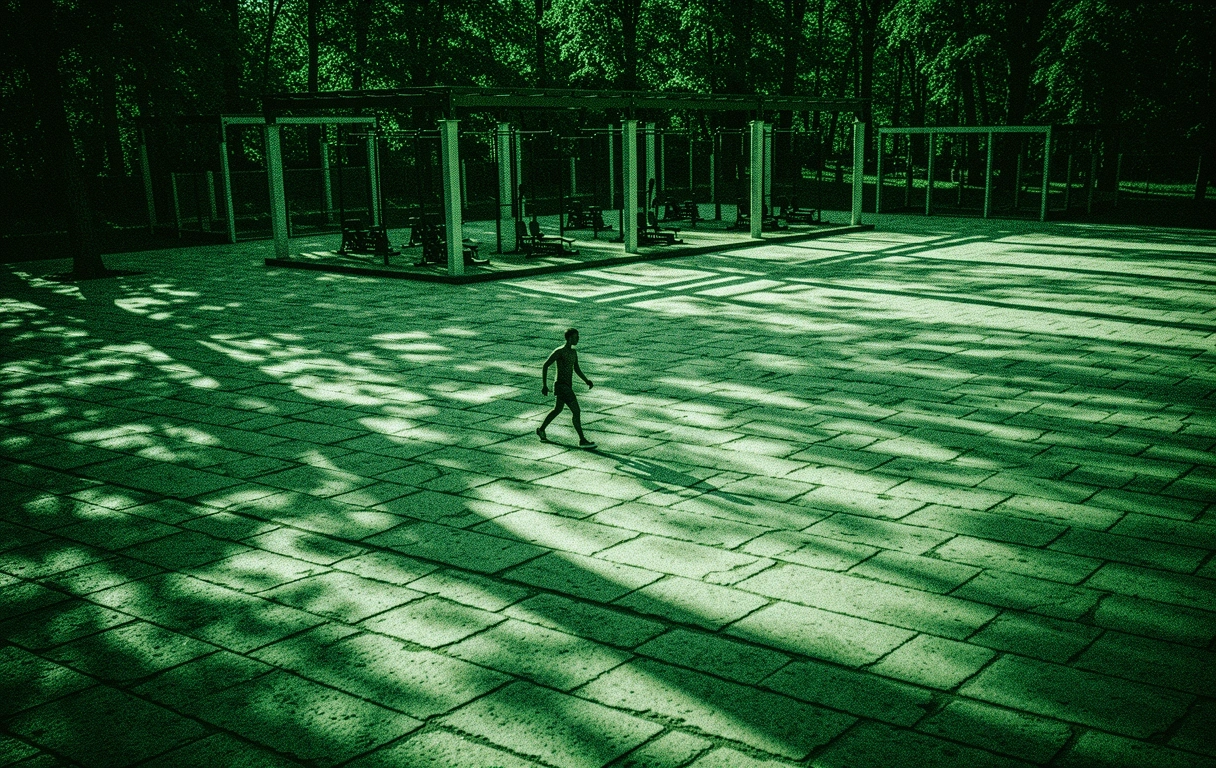 The physical reality of movement within a structured environment.
